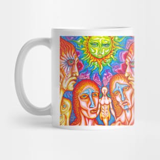 Praying to the Sun Mug